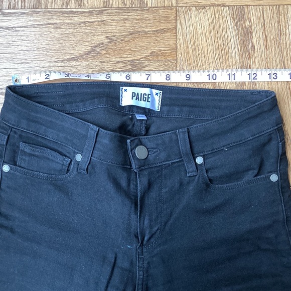 **SOLD** Paige weathered black jeans - Picture 3 of 6